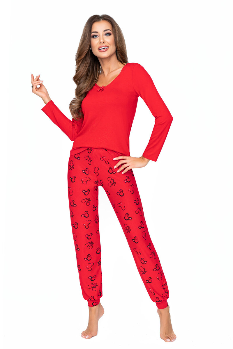 Pyžamo pro ženy Mika červené - Donna, 42 i556_56650_1507_158