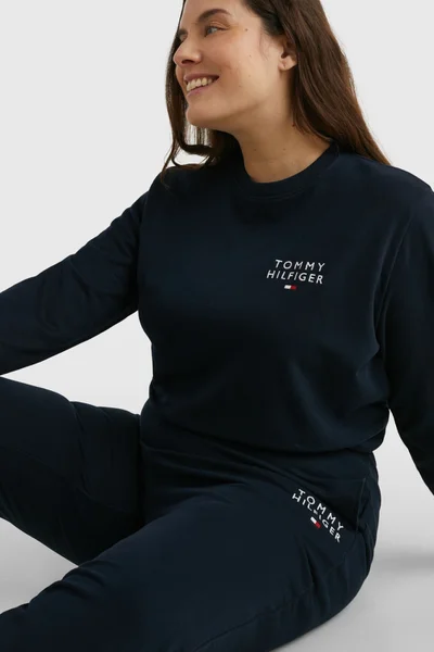 Střihové dámské kalhoty TRACK PANTS (EXT SIZES) - Tommy Hilfiger