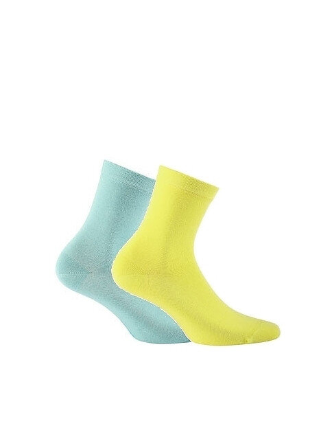 Dámské hladké ponožky Wola Perfect Woman W BOI68, žlutá 39-41 i384_1366311