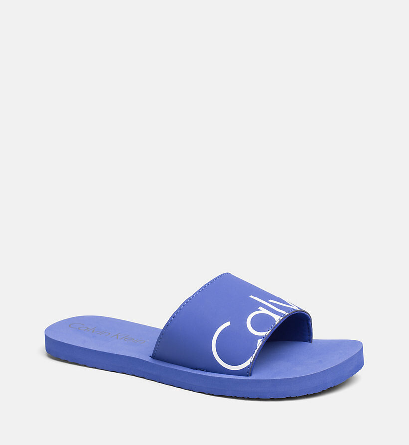 Dámské pantofle AR9574 modrá - Calvin Klein, Modrá 41/42 i10_P29182_1:29_2:984_
