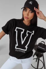 Černé tričko V-Boxer od Ola Voga