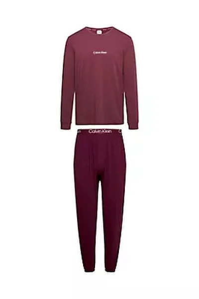 Pánské pyžamo L/S JOGGER SET 000NM2178EGVK - Calvin Klein