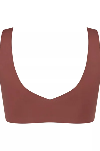 Dámská podprsenka ZERO Feel 2.0 Bralette - UNKNOWN - tm. hnědá 7505 - SLOGGI