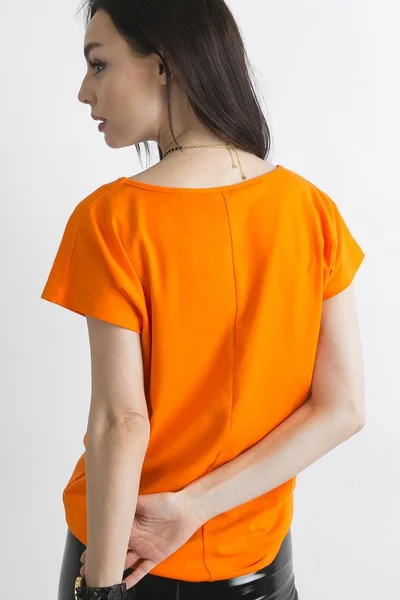 Dámské základní oranžové tričko FPrice