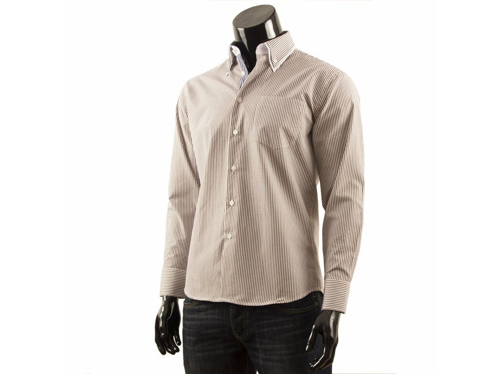 Pánská košile s dlouhým rukávem J095U - Boston Public Gemini, bílá-šedá M i10_P56740_1:2197_2:91_