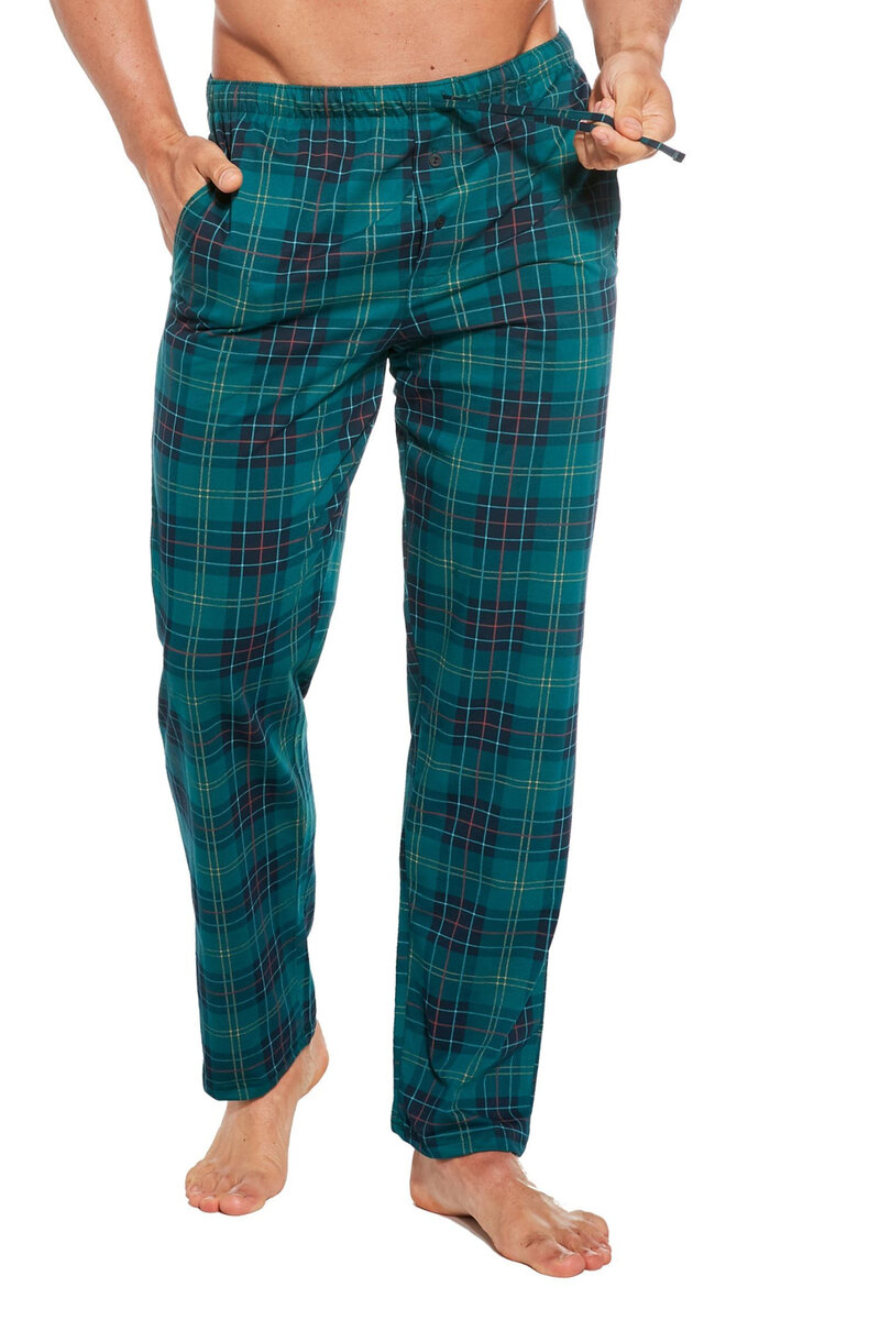 Zelené pyžamo pro muževé kalhoty Cornette, Zelená XXL i41_9999932720_2:zelená_3:XXL_