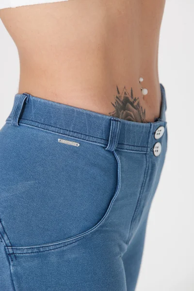 Dámské džíny - Mid Waist Light Blue - BST-JMWLB - Boost Jeans - Gemini