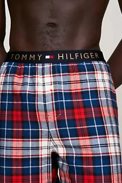 Tommy Hilfiger Pánské Flanelové Kalhoty Podzim 2023