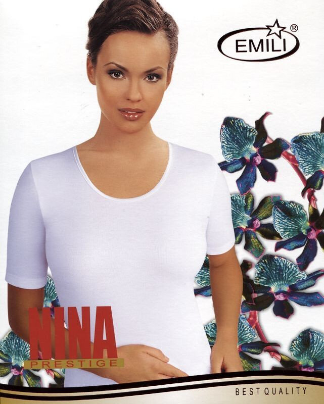 Košilka Emili Nina s krátkým rukávem, bílá 3xl i384_34168250