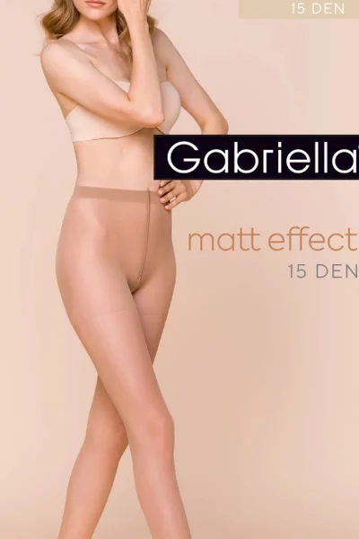 Gabriella dámské tenké punčochové kalhoty Matt - barva gazelle