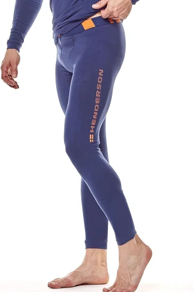 Modré pánské fitness kalhoty FlexiFit - Henderson