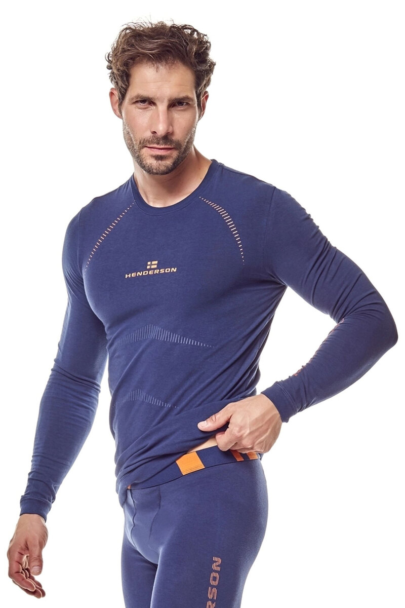 Mužské fitness tričko FlexiMove - Henderson, tmavě modrá XL i41_9999932846_2:tmavě modrá_3:XL_
