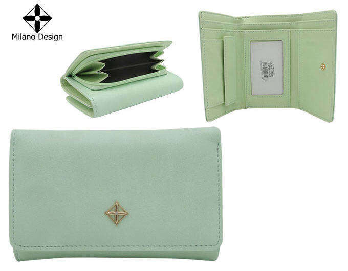 Zelená dámská peněženka SF-1077-DNM - Elegance Mint, mintová-zelená UNI i10_P66974_1:1355_2:443_