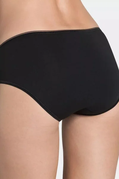 Komfortní dámské kalhotky Feel Sensational Midi - ČERNÉ - Sloggi