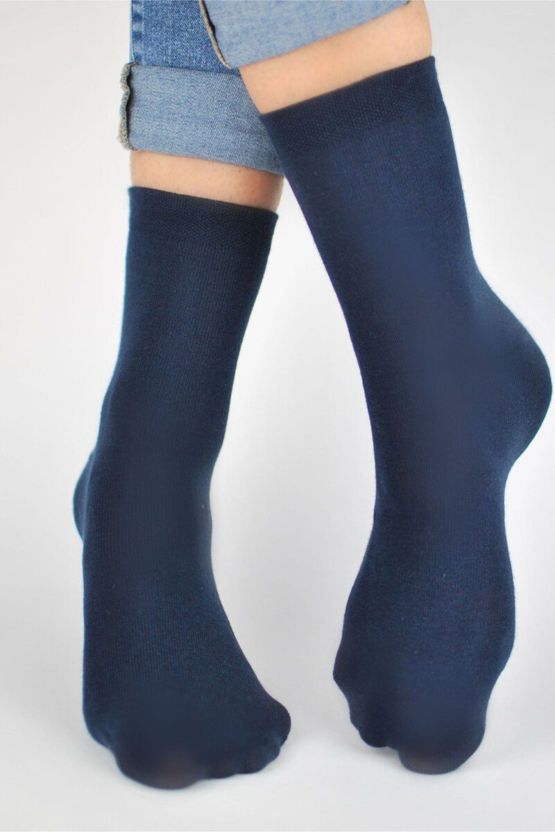 Hladké dětské bavlněné ponožky UK2Y Noviti, černá 35-38 i170_SB005-U-02-035038