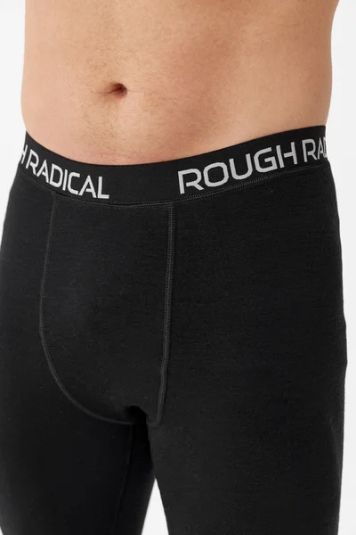 Pánské Merino Legíny Radical Černé Rough Radical