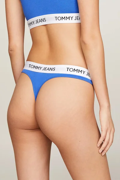 Dámská tanga modrá Tommy Hilfiger EXT SIZES