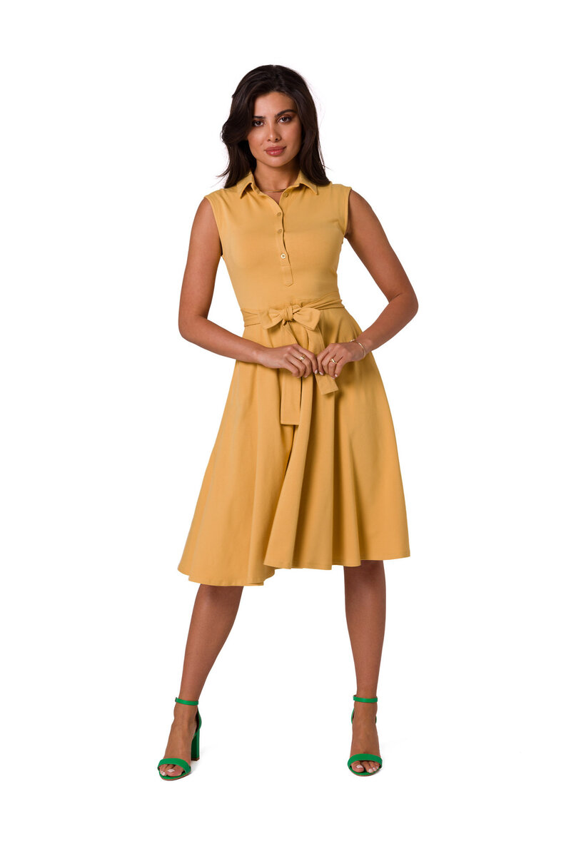 Letní dámské šaty s límečkem od značky BeWear, m i240_177955_2:M