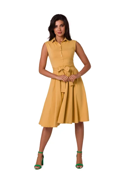 Letní dámské šaty s límečkem od značky BeWear