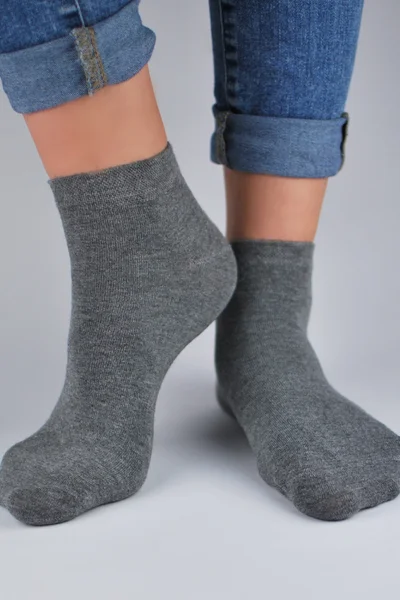 Noviti Bambusové Ponožky Grey Melange Unisex