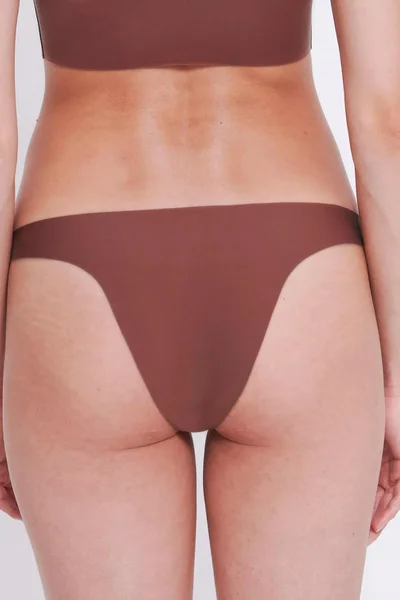 Dámská tanga ZERO Feel 2.0 Tiny tanga - UNKNOWN - tm. hnědé 7505 - SLOGGI