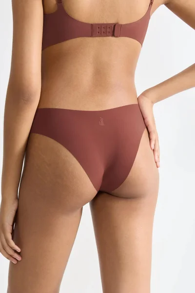 Dámská tanga ZERO Feel 2.0 Tiny tanga - UNKNOWN - tm. hnědé 7505 - SLOGGI