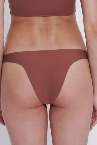 Dámská tanga ZERO Feel 2.0 Tiny tanga - UNKNOWN - tm. hnědé 7505 - SLOGGI