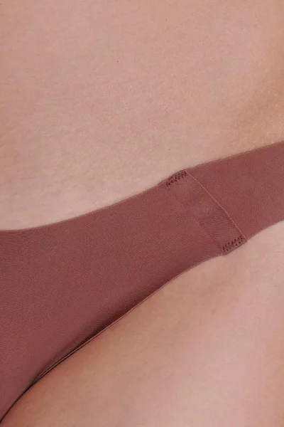 Dámská tanga ZERO Feel 2.0 Tiny tanga - UNKNOWN - tm. hnědé 7505 - SLOGGI