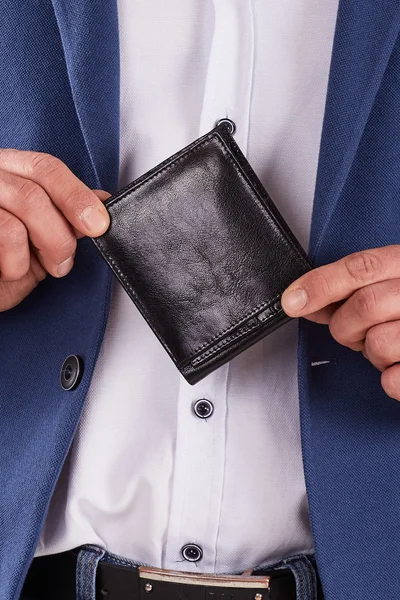 Černá měkká peněženka pro muže FPrice