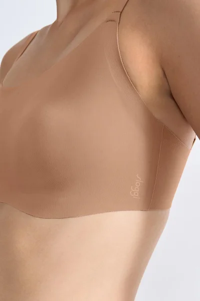 Bezkosticová podprsenka ZERO Feel Ultra Bra - hnědá