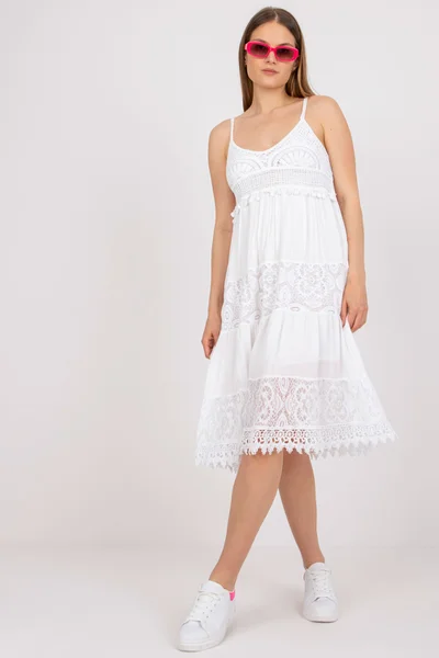 Dámské šaty TW SK BI 2E7 bílá FPrice