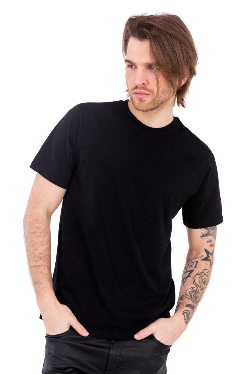 Pánské tričko ALEKSANDER 3XL-4XL, černá 3xl i170_ALEKSANDER-02-3XL