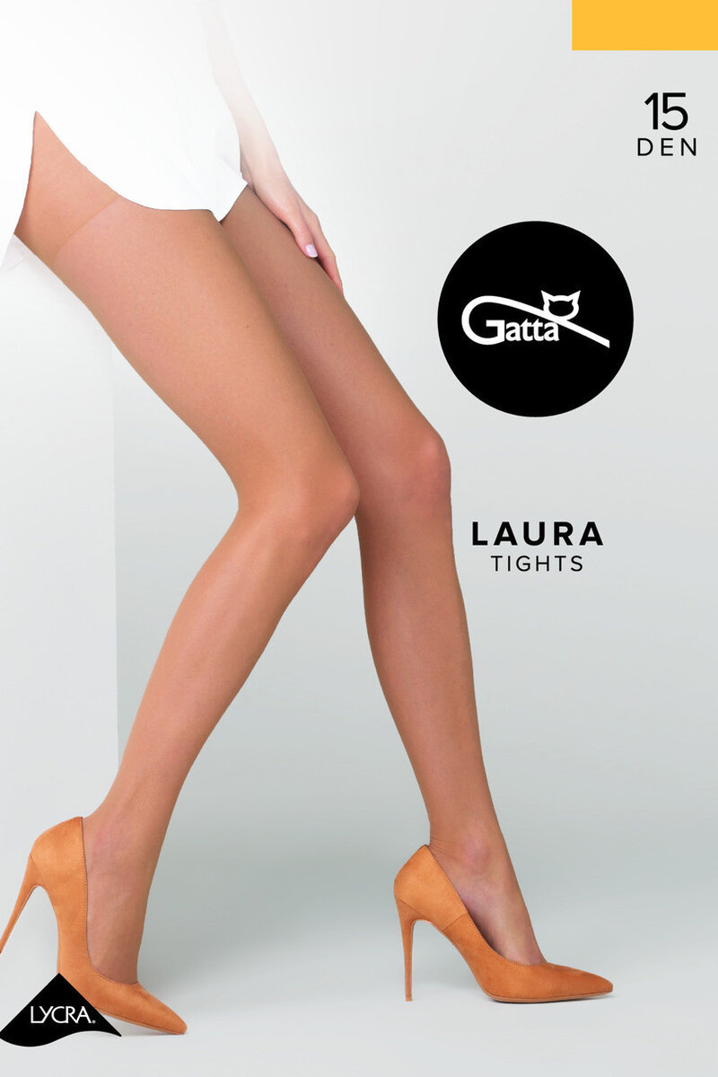 Dámské punčochové kalhoty LAURA 39M35 - LYCRA roz5 Gatta, LATTE 2 5-XL i170_000231000512A