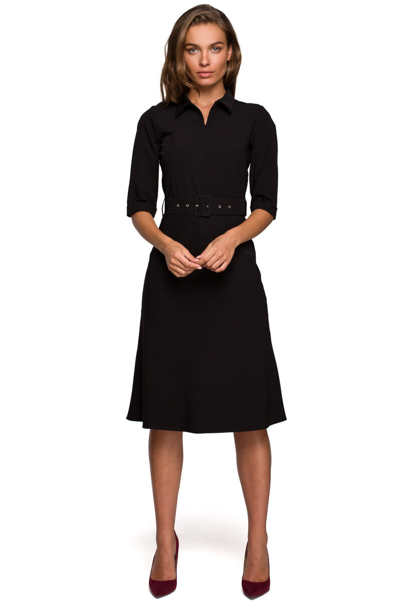 Černé šaty Elegantní Stylove, XL-42 i10_P68362_2:498_