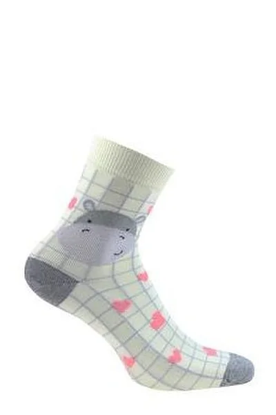 Dámské valentýnské ponožky Wola 6X6V1 41QG