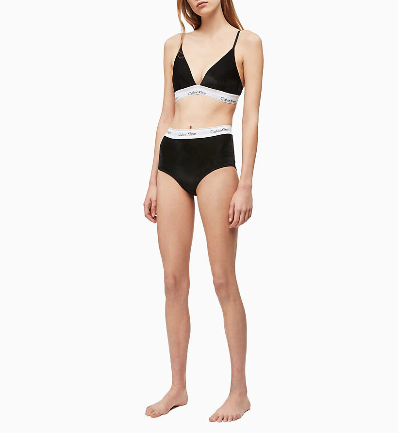 Podprsenka pro ženy bez kostic 14P3 černá - Calvin Klein, černá L i10_P39209_1:3_2:90_