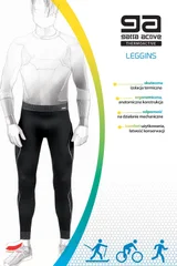 Pánské legíny Gatta 5F7 Blanc Basic Thermoactive L-3XL