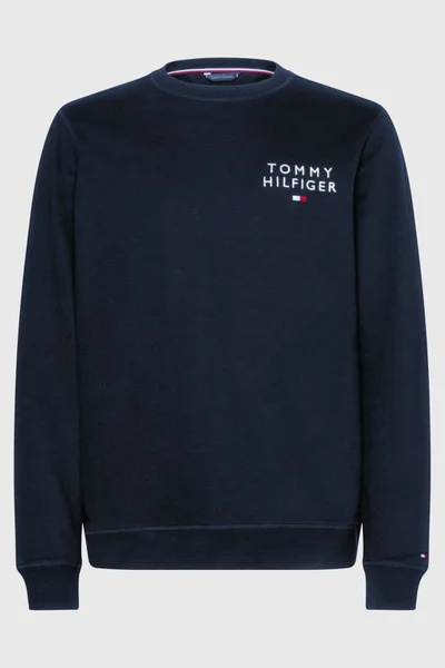 Modrá pánská mikina s logem - Tommy Hilfiger