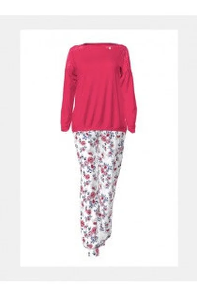Elegantní pyžamo pro ženy s květinovým vzorem PA28 - Vamp