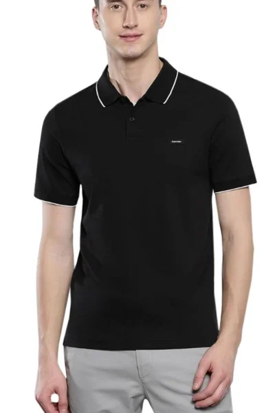 Calvin Klein Pánské elastické polo tričko