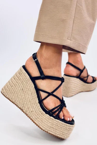 Bota na klínech Inello - Dámské Espadrilky na platformě