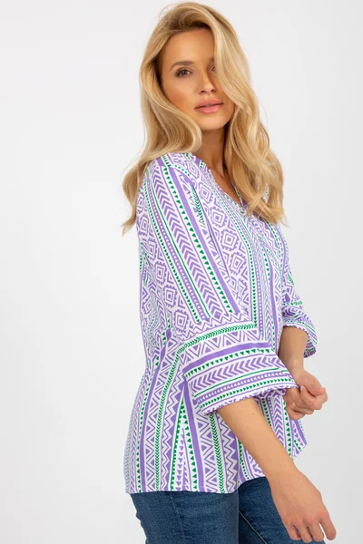 Dámská boho halenka s potiskem Sublevel Fashionhunters