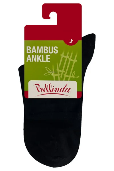 Bambusové ponožky BAMBUS LADIES ANKLE SOCKS - Bellinda - černá