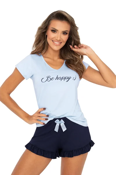 Pyžamo pro ženy Be Happy 7I4UZ7 Blue - Donna