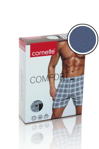 Pánské světle modré trenýrky Comfort Cornette