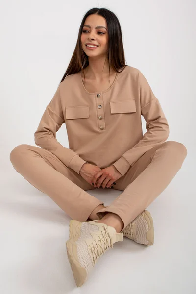 Velbloudí ležérní souprava s kalhotami - Desert Chic