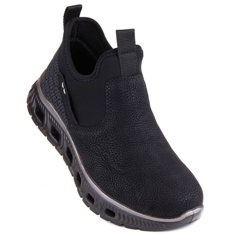 Černé pohodlné kotníkové boty pro ženy od Riekeru, 37 i476_17086676