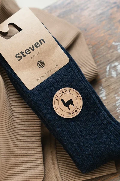 Pánské ponožky B38M Alpaca - Steven