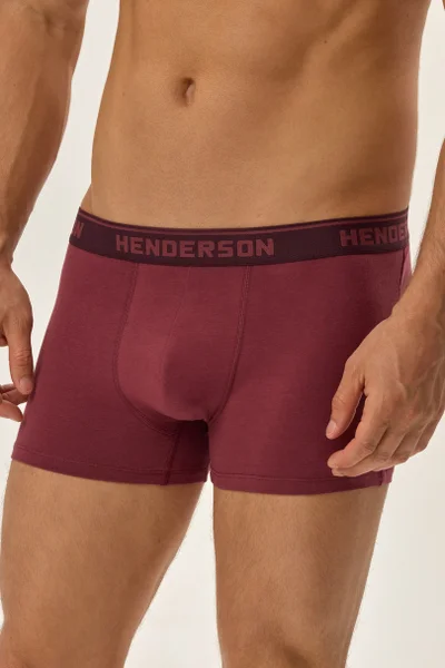 Boxerky Henderson Jewel Bordo-Grey pro Muže