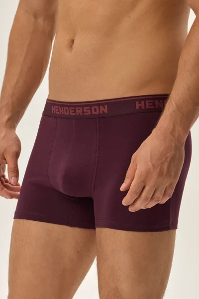 Boxerky Henderson Jewel Bordo-Grey pro Muže